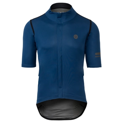 Fahrradtrikot Agu Herren Rain Jersey SS Premium Blue Steel