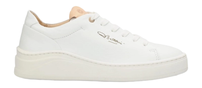 Baskets Fred de la Bretoniere Femme Emmya Clean Leather White