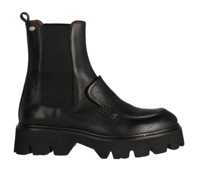 Bottines Fred de la Bretoniere Femme Pally Gill Chelsea Leather Black