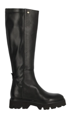 Fred de la Bretoniere Women Pally Boas Boot Leather Black