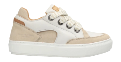 Baskets Amsterdam Women Ragy Chunky Sneaker Leather White