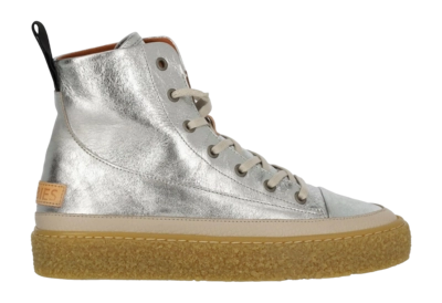 Baskets Shabbies Amsterdam Femme Chewy Lily Metallic Silver