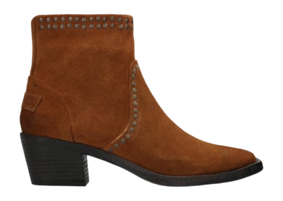 Shabbies Amsterdam Women Wieke Ankle Suede Cognac