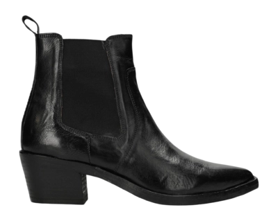 Stiefeletten Shabbies Amsterdam Wiep Chelsea Brushed Leather Damen Black