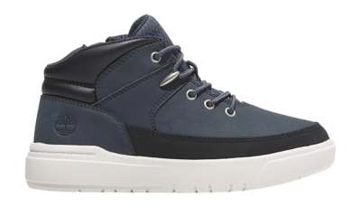 Baskets Timberland Jeunesse Seneca Bay Mid Lace Dark Blue Nubuck