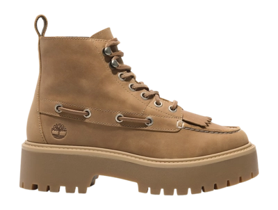 Boots Timberland Women Stone Street Mid Lace Wheat Full Grain