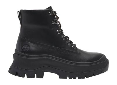 Stiefel Timberland Roxie Lane Mid Lace Damen Black Full Grain