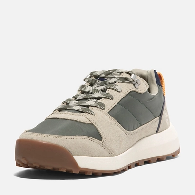 9---Retro-Swift-Low-LaceUp-Trainer-for-Women-in-Dark-Green-Beige (8)