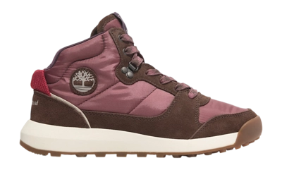 Baskets Timberland Femme Retro Swift High Top Medium Red Woven