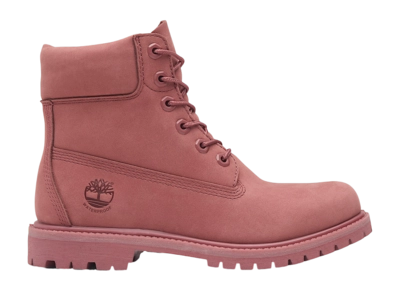 Chaussures Timberland Femme Premium 6 Inch Lace WP Medium Red Nubuck