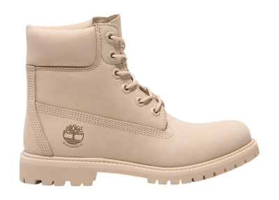 Chaussures Timberland Femme Premium 6 Inch Lace WP Light Beige Nubuck