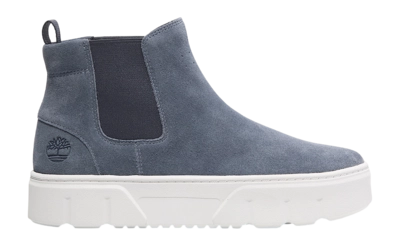 Baskets Timberland Women Laurel Court Mid Pull On Dark Blue Suede