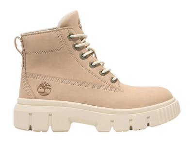 Boots Timberland Women Grayfield Mid Lace Light Beige Nubuck