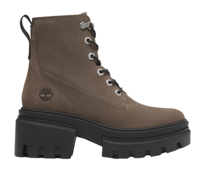 Bottes Timberland Femme Everleigh Mid Lace Medium Brown Nubuck