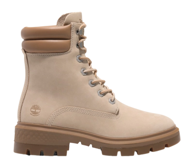 Stiefel Timberland Cortina Valley Mid Lace WP Damen Light Beige Nubuck