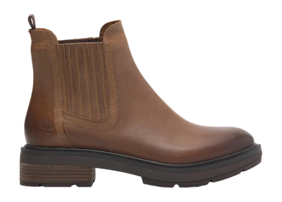 Bottines Timberland Femme Brimfield Mid Chelsea Medium Brown Full Grain