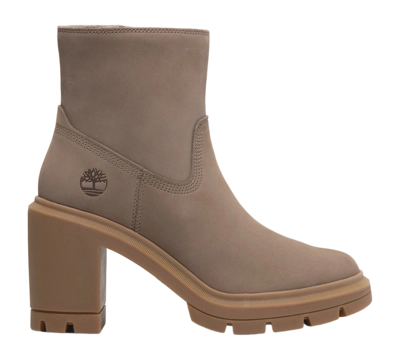 Boots Timberland Women Allington Heights Mid Zip Taupe Nubuck