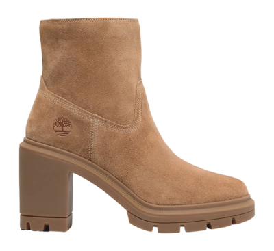 Boots Timberland Women Allington Heights Mid Zip Rust Suede