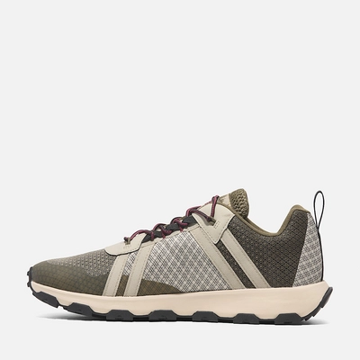 Winsor-Low-LaceUp-Waterproof-Trainer-for-Men-in-Beige-Green (4)