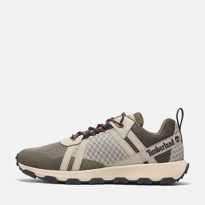 Winsor-Low-LaceUp-Waterproof-Trainer-for-Men-in-Beige-Green (7)