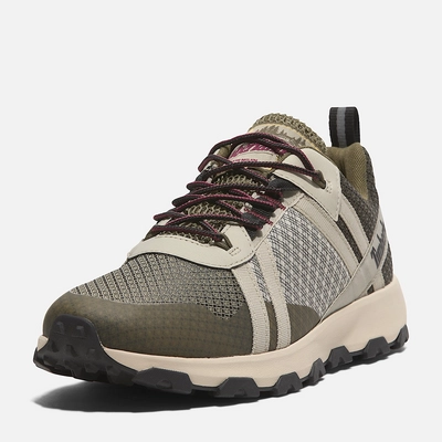 Winsor-Low-LaceUp-Waterproof-Trainer-for-Men-in-Beige-Green (8)