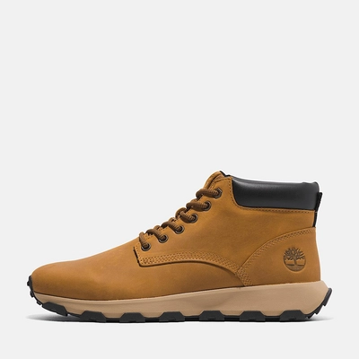 Winsor-Park-Mid-LaceUp-Trainer-for-Men-in-Yellow (7)