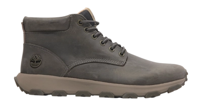 Timberland Men Winsor Park Mid Lace Medium Grey Full Grain