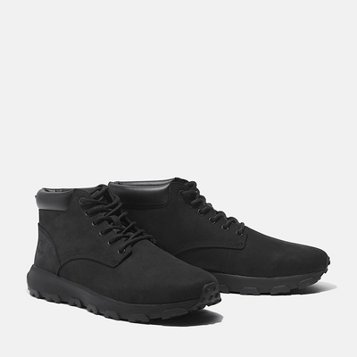 Winsor-Park-Mid-LaceUp-Trainer-for-Men-in-Black (3)