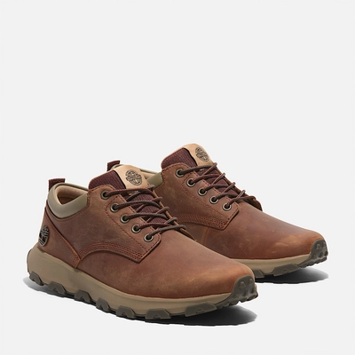 Winsor-Park-Low-LaceUp-Trainer-for-Men-in-Orange (3)