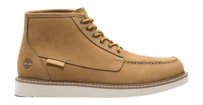 Bottes Timberland Homme Newmarket Mi-chaussette Lacet Chukka Blé Nubuck