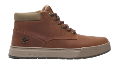Timberland Men Maple Grove Mid Lace Medium Orange Full Grain