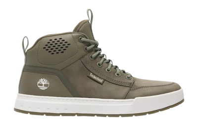 Baskets Timberland Men Maple Grove Mid Lace Dark Green Nubuck