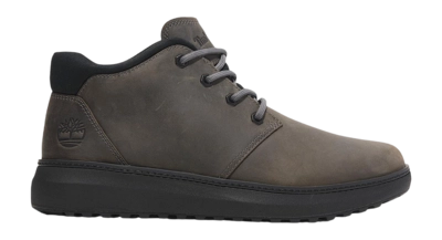 Timberland Men Hudson Road Mid Lace Chukka Dark Grey Full Grain