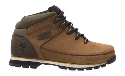 Timberland Men Euro Sprint Mid Lace Medium Brown Nubuck
