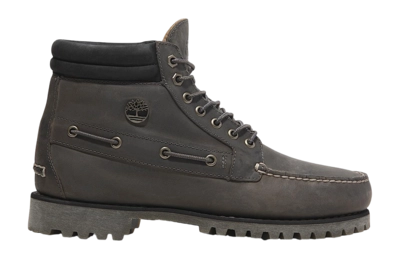 Timberland Men Authentic Mid Lace Medium Grey Full Grain