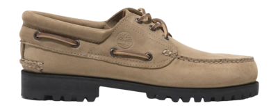 Timberland Men Authentic Boat Shoe Medium Beige Nubuck