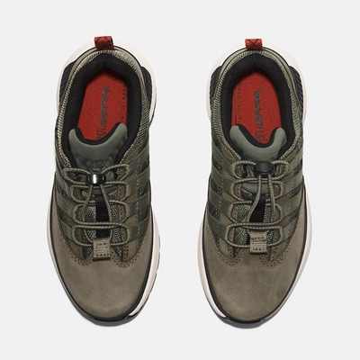 2---Euro-Trekker-Low-LaceUp-Trainer-for-Junior-in-Dark-Green (1)