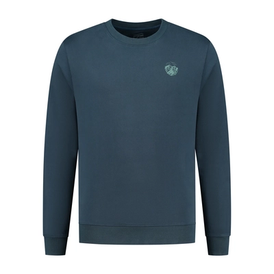 Trui Blue Loop Men Blue Fleece Alp Adventure Sweater Dress Blue