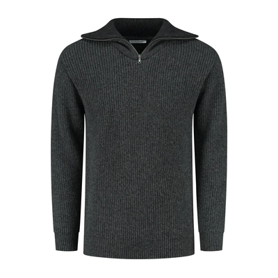 Trui Blue Loop Men Essential Nautic Sweater Anthracite 2024