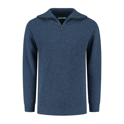 Trui Blue Loop Men Essential Nautic Sweater Sea Blue 2024