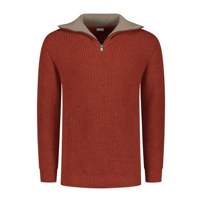 Trui Blue Loop Men Essential Nautic Sweater Brown 2024
