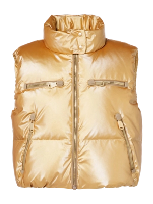 Body Warmer Goldbergh Women Éclat Gold
