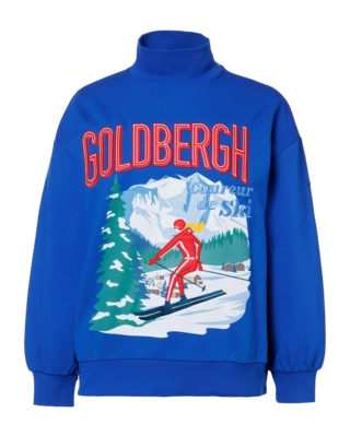 Trui Goldbergh Women La Montagne Crew Neck Dazzling Blue