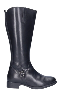 Bottes pour Femme JJ Footwear Sydney Noir Taille de Mollet M/L