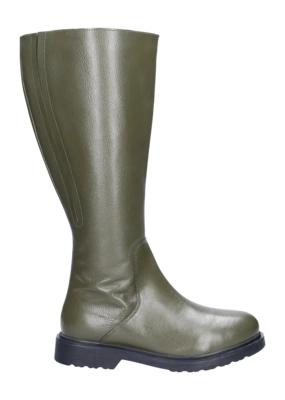 Bottes pour Femme JJ Footwear Ketton Vert Taille de Mollet XL