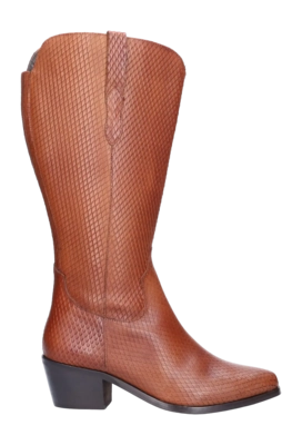 Women boot JJ Footwear Ely Cognac Calf size XXL
