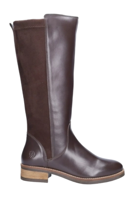 Stiefel JJ Footwear Annfield Damen Espresso Wadengröße XL