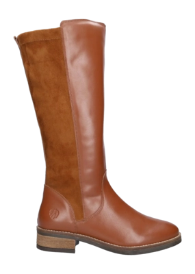 Stiefel JJ Footwear Annfield Damen Cognac Wadengröße XL