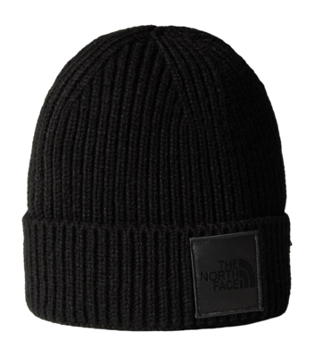 Muts The North Face Unisex TNF Logo Box Cuffed Beanie Regular Regular TNF Black / 40 Years Moun