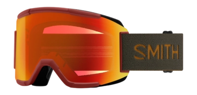 Skibrille Smith Squad ChromaPop Unisex Everyday Red Mirror Ironwood
